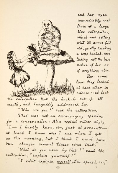 Alice, Blue Caterpillar