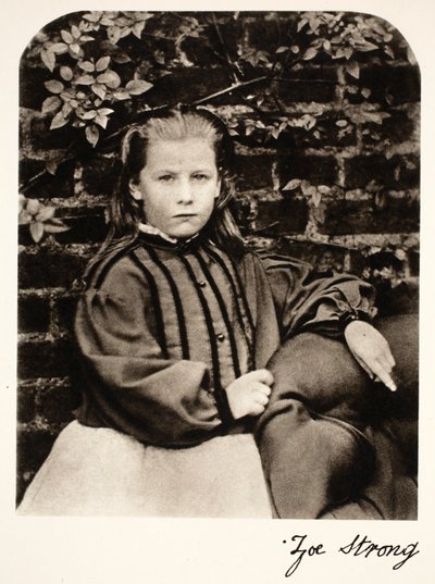 Zoe Strong, 10 Ekim 1863 (sepya fotoğrafı) by Charles Lutwidge Dodgson