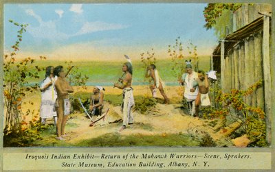 Iroquois Hint Sergisi, Eyalet Müzesi, Albany by Charles Marion Russell