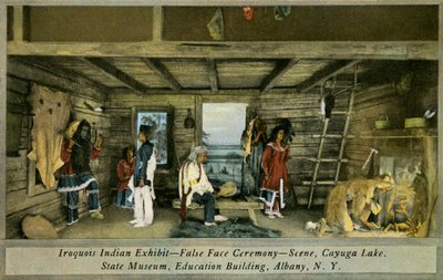 Iroquois Hint Sergisi, Eyalet Müzesi, Albany by Charles Marion Russell