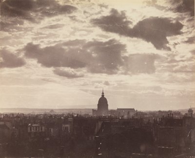 [Paris Üzerinden Bulut Çalışması], 1850