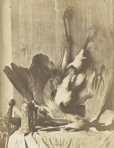 Oyun Natürmort, c.1853-55 (albümlenmiş tuzlu kağıt baskı) by Charles Marville