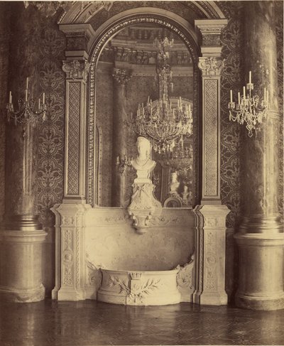 [Bir Sarayın İçi, muhtemelen Hotel de Ville, Paris] by Charles Marville