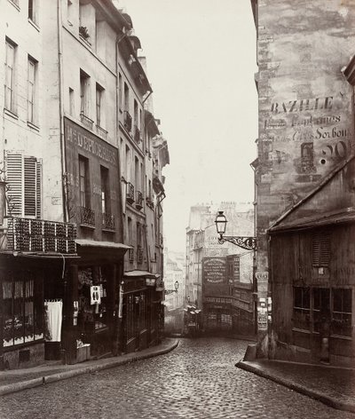 Rue de la Montagne-Sainte-Geneviève Rue LaPlace Kavşağı yakınında..., 186569. by Charles Marville