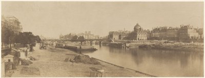 Pont du Carrousel'den Notre Dame'a bakan Seine by Charles Marville