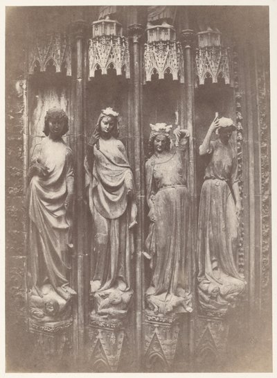 Kötülükleri Ezici Erdemler, Strasbourg Katedrali by Charles Marville
