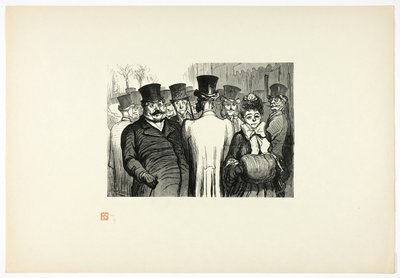 Otuz Altı Woods'un Eşsiz Baskısından Boulevard des Italiens by Charles Maurand