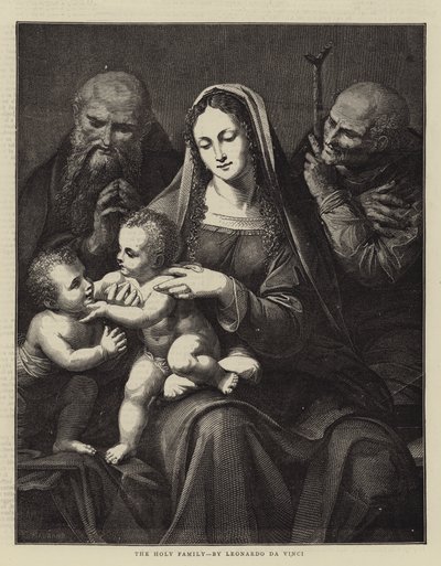 Kutsal Aile, Leonardo da Vinci by Charles Maurand