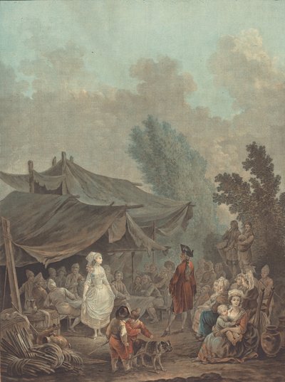 Noce de Köy Köyü Düğünü, 1785. by Charles Melchior Descourtis