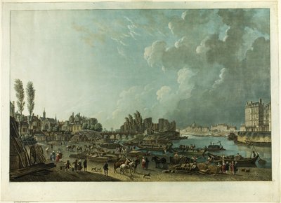 St. Paul Limanı, Paris by Charles Melchior Descourtis