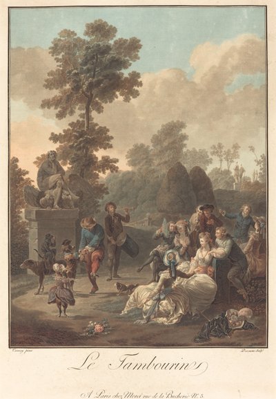 Tef by Charles Melchior Descourtis after Nicolas Antoine Taunay