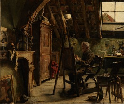 Bir Ressamın Atölyesi by Charles Mertens