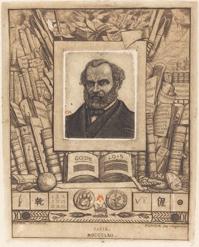 Armand Gueraud by Charles Meryon