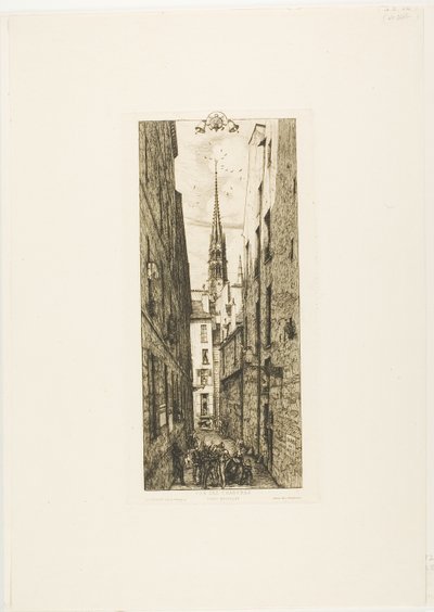 Chantrey Caddesi, Paris by Charles Meryon