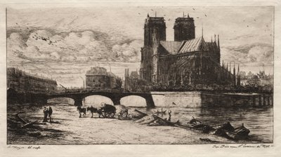 Paris Gravürleri: Notre Dame Katedrali