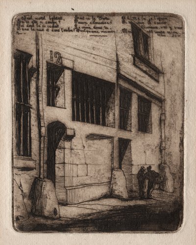 Paris Gravürleri: Kötü Çocuklar Sokağı by Charles Meryon