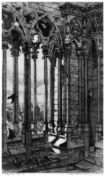 Galerie Notre-Dame, c1841-1868 1924 by Charles Meryon