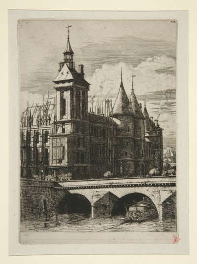 L Kulesi by Charles Meryon