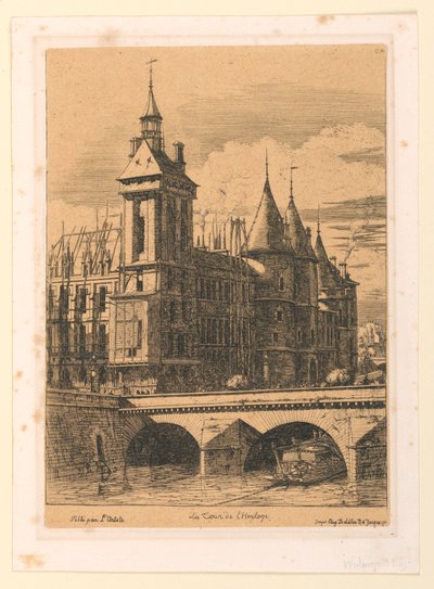 Saat Kulesi by Charles Meryon