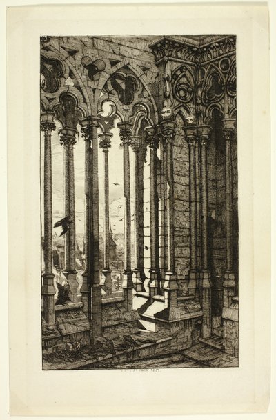 Notre Dame Galerisi by Charles Meryon