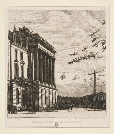 Le Ministre de la Marine (Deniz Kuvvetleri Bakanlığı) by Charles Meryon