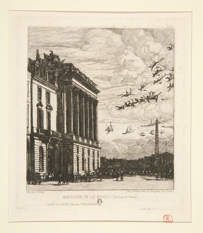 Le Ministre de la Marine (Deniz Kuvvetleri Bakanlığı) by Charles Meryon