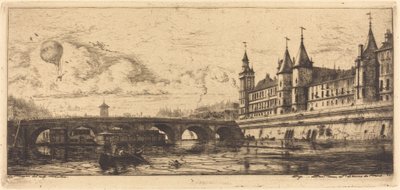 Pont-au-Change, Paris by Charles Meryon