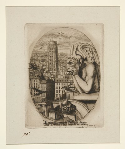 Le Stryge (Vampir) by Charles Meryon