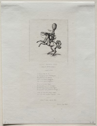 Küçük Prens Dito by Charles Meryon