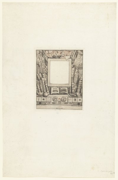 Armand Guérard portresi için Omlijsting voor portrait van Armand Guéraud Çerçeveleme projesi by Charles Meryon