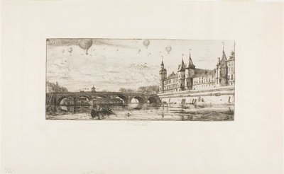 Pont au Change, Paris by Charles Meryon