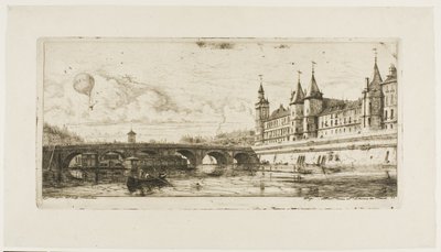 Pont au Change, Paris by Charles Meryon