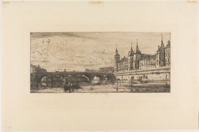 Pont au Change, Paris by Charles Meryon
