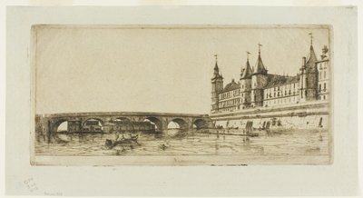 Pont au Change, Paris by Charles Meryon