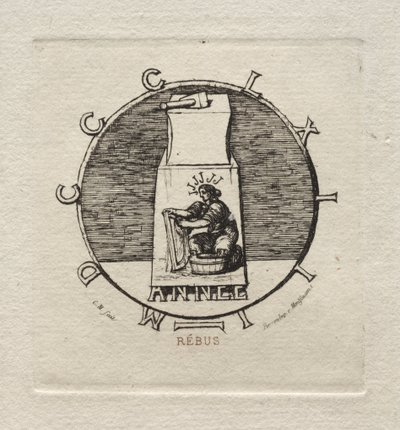 Rebus: İşte 1863 tarihli eski kan davası. by Charles Meryon
