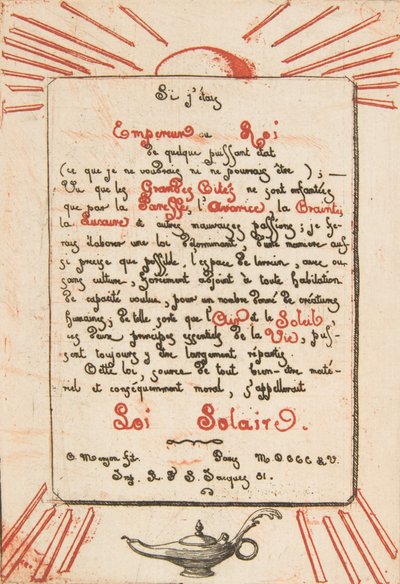 Güneş Yasası, 1855. by Charles Meryon