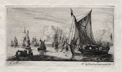 Güney Denizi Balıkçıları by Charles Meryon