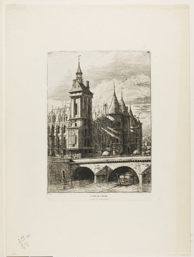 Saat Kulesi, Paris by Charles Meryon