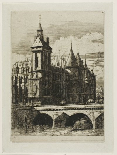 Saat Kulesi, Paris by Charles Meryon
