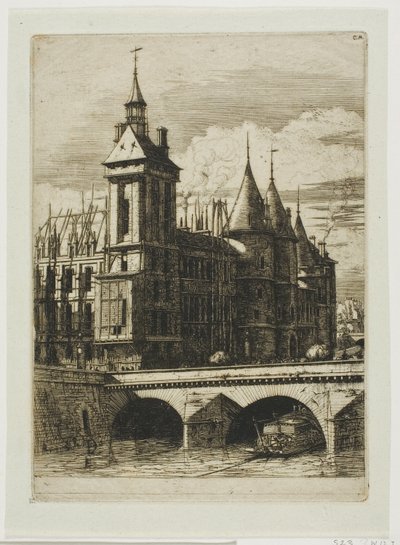 Saat Kulesi, Paris by Charles Meryon