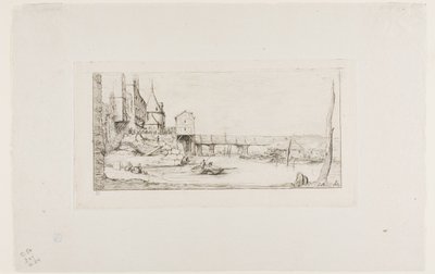1621 Yangınından Sonra Pont-au-Change, Paris