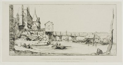 1621 Yangınından Sonra Pont-au-Change, Paris