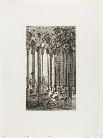 Notre-Dame Galerisi, Paris by Charles Meryon