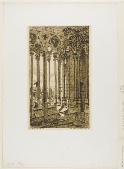 Notre Dame Galerisi, Paris by Charles Meryon