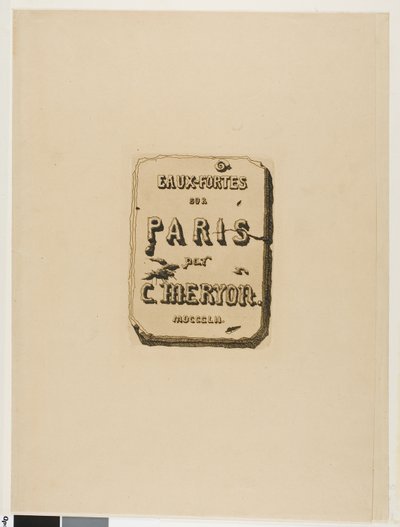 Eaux-Fortes sur Paris