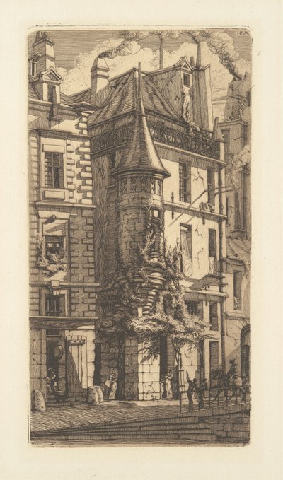 Taret, Rue de la Tixeranderie by Charles Meryon