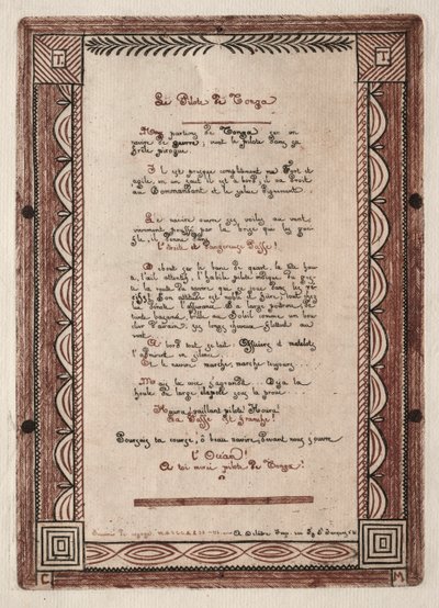 Tonga Pilotuna Şiirler, 1856. by Charles Meryon