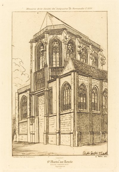 Chevet de St. Martin-sur-Renelle (Aziz Martin-sur-Renelle Kilisesi