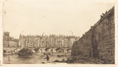 Pont-au-Change, Paris, yaklaşık 1784 by Charles Meryon after Victor Jean Nicolle