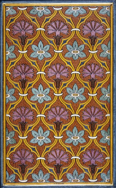 Çiçek desenli iç kapak by Charles Meunier
